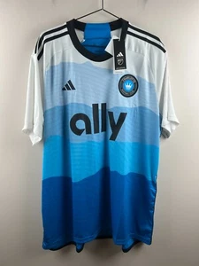 Wilfried Zaha Adidas Charlotte FC Authentic Home Soccer Jersey 2XL - Picture 1 of 8