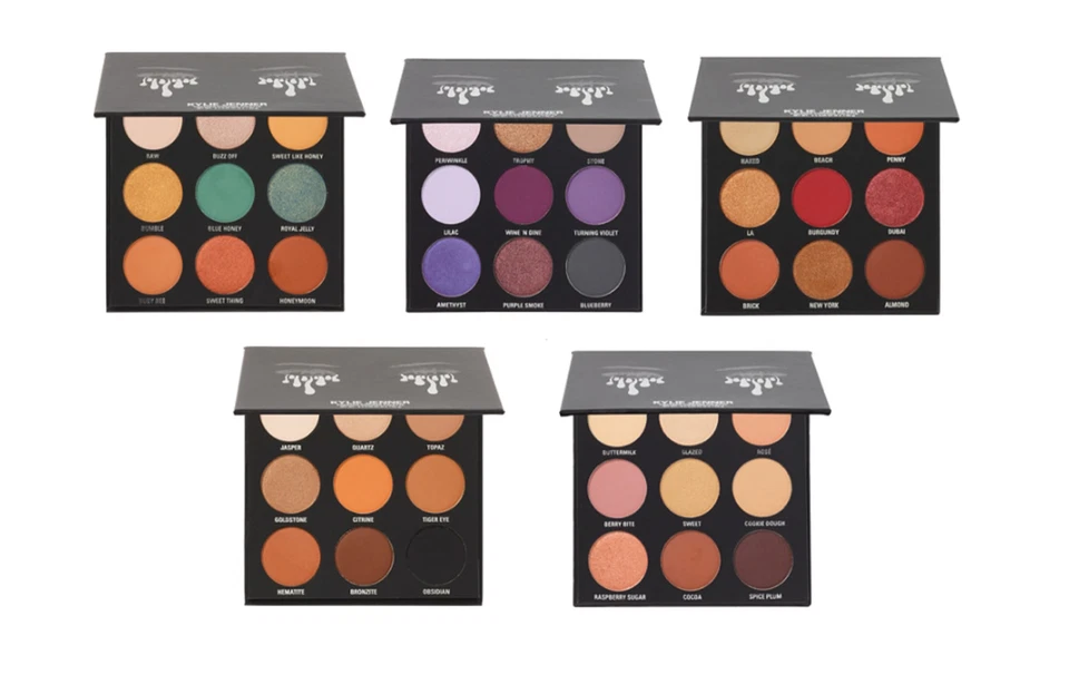 New Kylie Kyshadow Eye Palette Blue Honey Purple Burgundy Bronze Sorta Sweet - Image 1 of 1