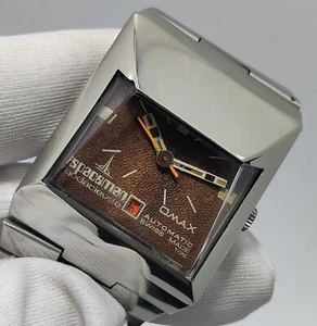 Omax Spacemen Avdacievse Automatic Vintage Men's Watch Swiss ''Large Size'' - Picture 1 of 10