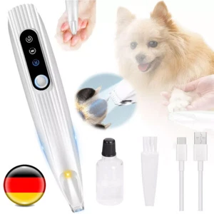Hundeschermaschine Pfotentrimmer Für Hunde, Schermaschine Hund Pfoten Leise USB - Bild 1 von 14
