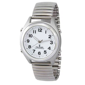 ATOMIC! Talking Wrist Watch w/Alarm Speaks the Time,Day,Date and Year - Picture 1 of 2