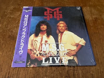M.S.G. Unplugged Live LASER VIDEO DISC+OBI JAPAN 1993 Robin McAuley Grand Prix - Image 1 of 4