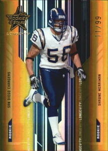 2005 Leaf Rookies and Stars Longevity Gold #245 Shawne Merriman /99 - NM-MT - Imagen 1 de 2