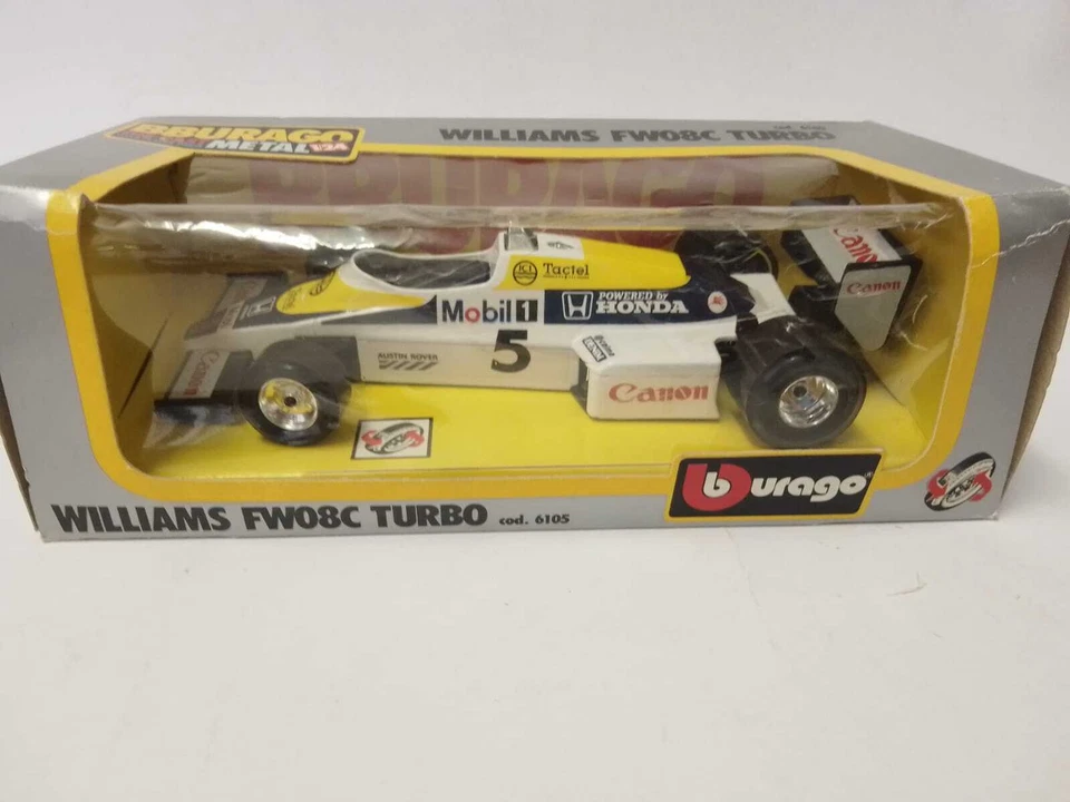 Burago Burago Williams Renault FW08C #5 Nigel Mansell 1/24 6105 Foto 1 de 2