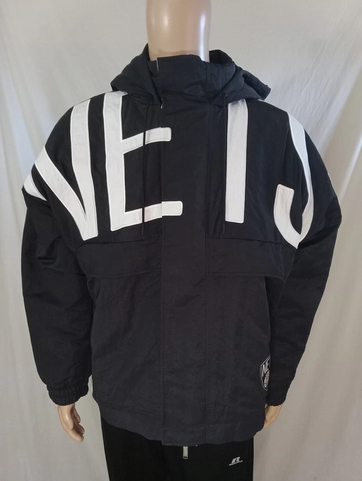 Ambush x Nike NBA Collection Brooklyn Nets Jacket DB8576-010 Women's Size XL