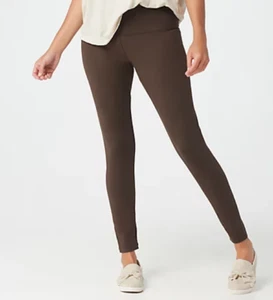 Damen mit Kontrolle - Bauchkontrolle Leggings ohne Seitennaht - schokobraun - Bild 1 von 4