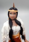 Diedre Spann Porcelain Native American Woman Doll Dollhouse Miniature 1:12