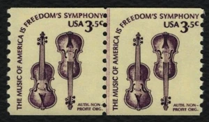 #1813 Violines tejedores 3,5c, par de líneas de bobina [13] como nuevos **CUALQUIER 5 = ENVÍO GRATUITO** - Imagen 1 de 1
