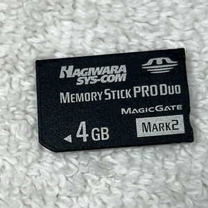 Hagiwara Sys-Com 4GB Memory Stick Pro Duo Magic Gate Mark 2 Memory card - Picture 1 of 3
