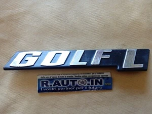 COMPATIBILE CON GOLF L TARGHETTA EMBLEM Badge fregio SIGLA SCRITTA - Imagen 1 de 2