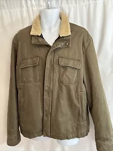 Chaqueta Cole Haan Beige Algodón Forro Extraíble Piel de Cordero Talla XL - Imagen 1 de 20
