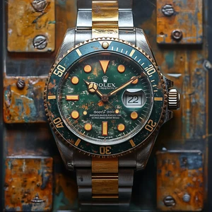 ⌚ Rolex Watch Art 🖼️ | 24x24"| Museum Giclée Print 🎨 | ✍️ 1/25 | COA 🧾 | V58 - Bild 1 von 7