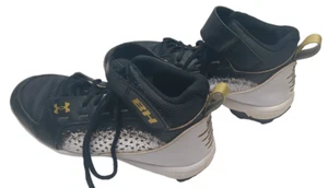 UNDER ARMOUR Bryce Harper Jugend Baseball Stollen Größe 5,5Y, schwarz weiß gelb - Bild 1 von 10