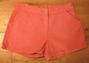 NEXT Girls Boys Textured Linen Blend Shorts Age 15 Years BNWT RRP £18.99 Coral - Picture 1 of 3