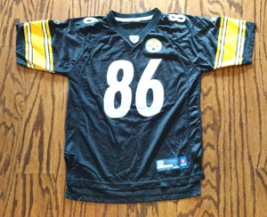 Maglia Hines Ward #86 Pittsburgh Steelers Reebok Large NFL Youth - Foto 1 di 6
