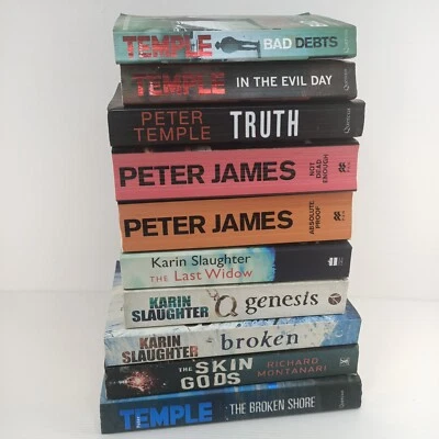 10x Detective Crime Suspense Thriller Mixed Author Book Bundle Slaughter Broken - Изображение 1 из 4