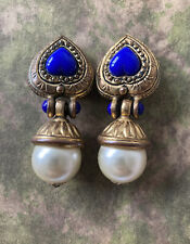 Gas Bijoux Vintage Ohrringe Earrings Heart & pearl
