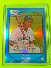 2007 Bowman Chrome Prospects Blue Refractors #BC106 Desmond Jennings, #123/150