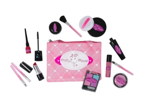 Kids Makeup Kit by Mommy Please - Pretend Play Toy Set w/ Bag & Accessories - Picture 1 of 2