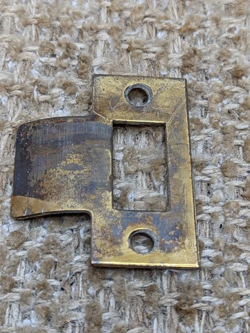 Antique Brass Strike Plate For Mortise Lock Cover