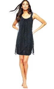 Gorgeous New Black Lace Layered Drape Tunic Dress Top Plus Size Women *LICK* - Picture 1 of 3
