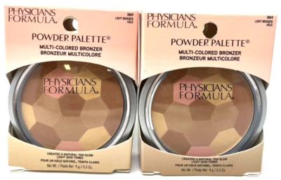 (2) Physicians Formula Powder Palette Multi-Colored Bronzer 3869 - Light Bronzer - Image 1 of 3