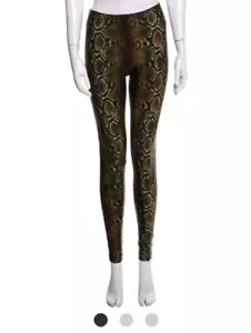 Versace Python Print Leggings - Picture 1 of 2