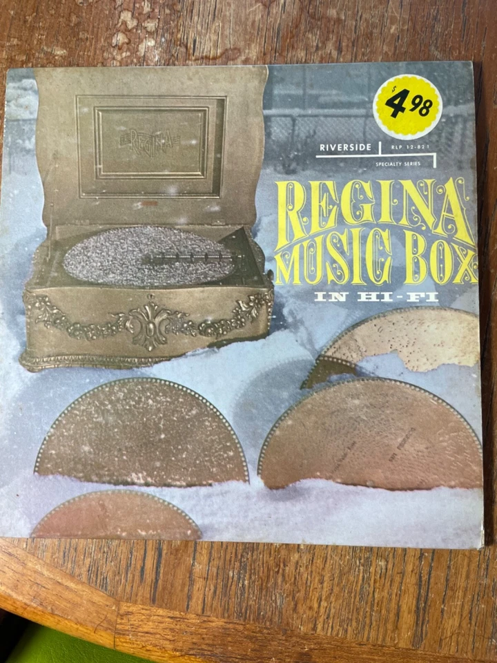 Regina Music Box in Hi-Fi LP Riverside Records  RLP 12-821 	Specialty Series VG - Image 1 of 4
