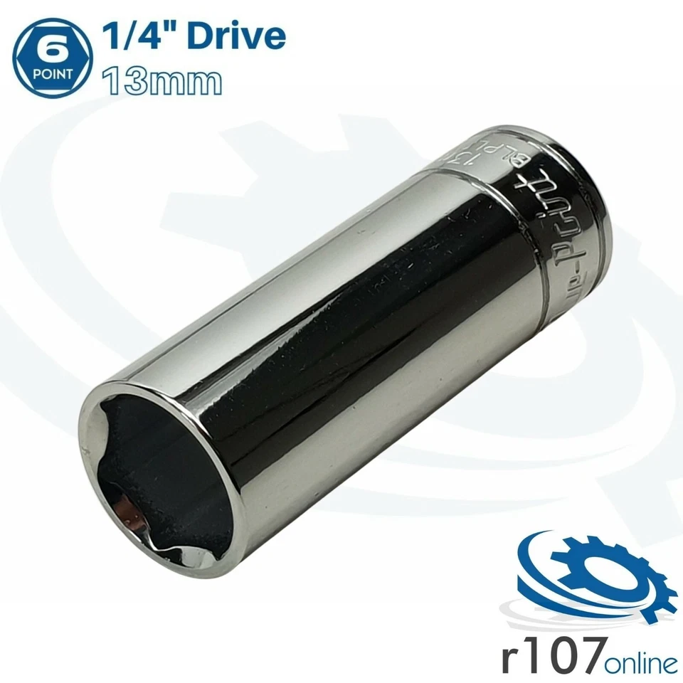 Blue Point 13mm Deep Socket, 1/4" Drive BLPLSM1413 - As sold by Snap On - Image 1 of 1