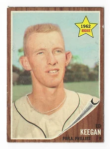 1962 Topps Baseball #249 Ed Keegan RC FAIR/GOOD 249 Rookie Philadelphia Phillies - Picture 1 of 2