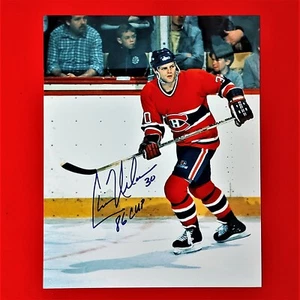 Foto autografiada de Chris Nilan Montreal Canadiens - X2 - Imagen 1 de 2