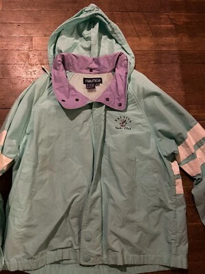 Nautica Chaqueta Capucha Oculta Vintage Mujer Talla M Foto 1 de 4