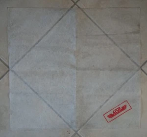 Paño antiguo mantel base paño de encuadernación de aceite AFOR gasolina Olaj coches clásicos - Imagen 1 de 6