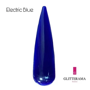 ELECTRIC BLUE Coloured acrylic powder Glitterama Nails Sapphire Royal Deep vibe - Bild 1 von 1