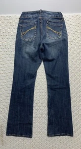 Stetson Jeans Women’s 4 Long Boot Cut Blue Denim Cotton Blend Waist 29 L33 - Picture 1 of 10