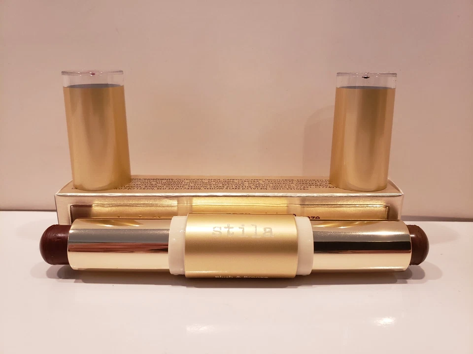 STILA - Blush & Bronze Hydro-Blur Cheek Duo - Fruta del Dragón/Cacao - 0,33 OZ - NUEVO EN CAJA Foto 1 de 1
