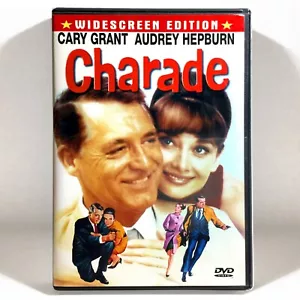 Charade (DVD, 1963, Widescreen) Like New ! Cary Grant Audrey Hepburn - Picture 1 of 3