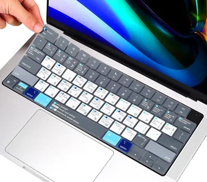 MacBook Skróty Pokrowiec na klawiaturę do MacBooka Pro 14" 16" M3 / M2 / M1 A2918 A2992 - Zdjęcie 1 z 11