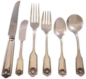 Fiddle Shell by Frank Smith Sterling Silver Flatware Set 8 Service 54 Pieces - Picture 1 of 11