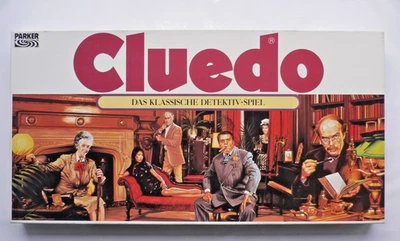 CLUEDO - DAS KLASSISCHE DETEKTIV-SPIEL  FÜR 3-6 SPIELER AB 8 J. - 1987 PARKER - Bild 1 von 4