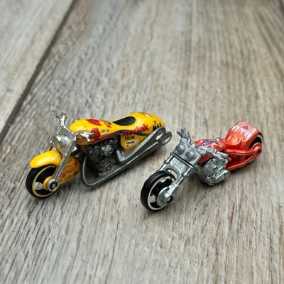 Hot Wheels Motocicleta Drag Bike Chopper 1:64 Diecast Suelto Lote de 2 Foto 1 de 4
