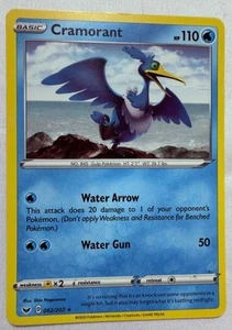 Cramorant 062/202 Swsh01: Sword & Shield Regular Pokémon 2020 - Picture 1 of 2