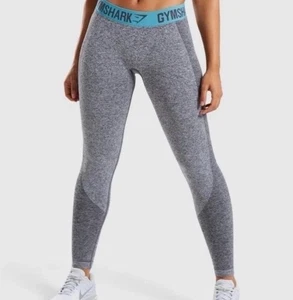 Gymshark Flex Leggings Damen Gr. Medium grau türkis Tonal Gym - Bild 1 von 11