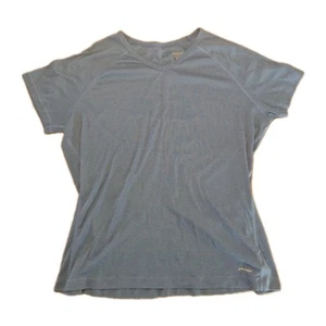 Patagonia V-Neck Shirt Women's Size XL Blue Summer Outdoor - Picture 1 of 13