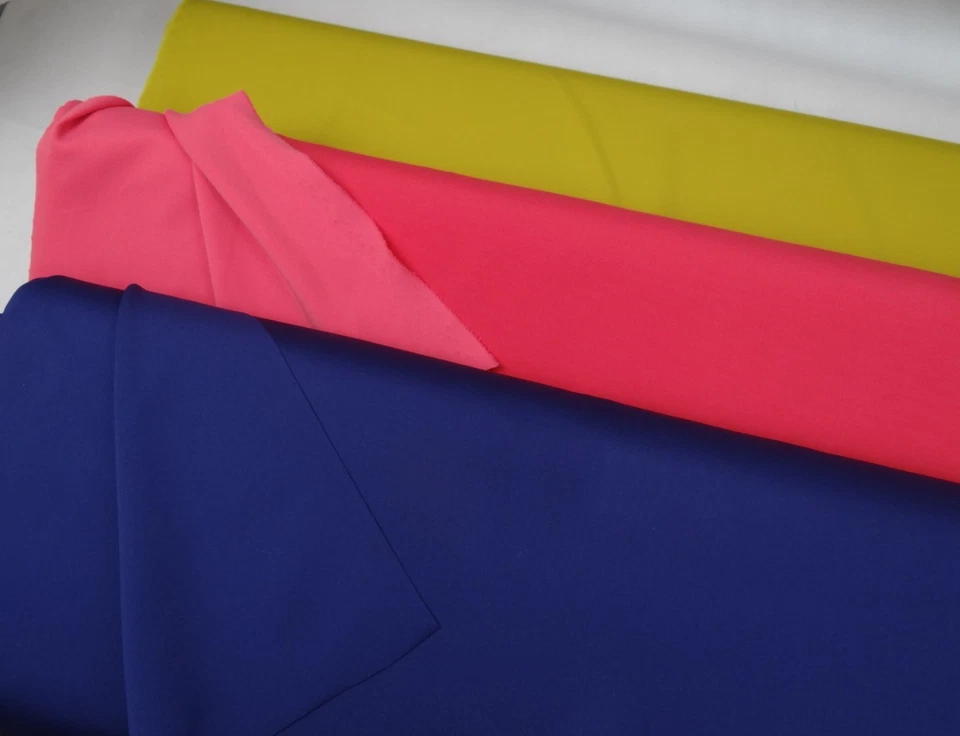 0,50 m 4-Wege-Stretch, Jersey, sehr elastisch, uni, schwerer, Meterware Stoff Q - Bild 1 von 1