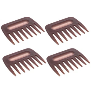  4 Pcs Wide Tooth Comb Mens Styling Barber Combs Professional Household - Picture 1 of 20