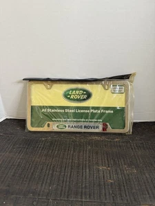 Land Rover Range Rover Stainless Steel License Plate Frame NOS LRN61620 - Picture 1 of 9