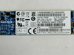 SanDisk SD5SG2-256G 256 GB NVMe 60mm Solid State Drive - Picture 1 of 6