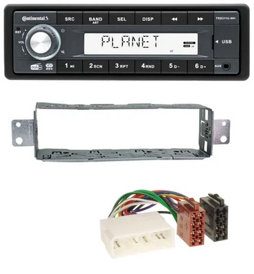 Continental MP3 AUX USB DAB 1DIN Autoradio für Daewoo Lanos Nubria Leganza Matiz - Bild 1 von 4