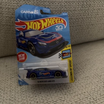 Hot Wheels 2018 50th Anniversary Legends of Speed '16 Mercedes AMG GT3 196/365 - Image 1 of 2